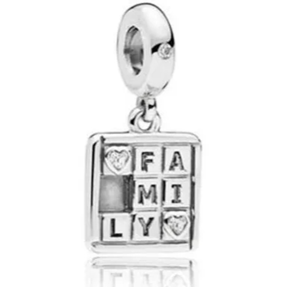 Pandora Silver Family Charm Bracelet